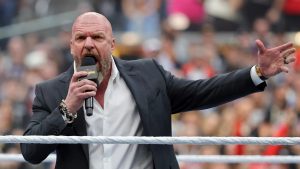 WWE triple h confronts