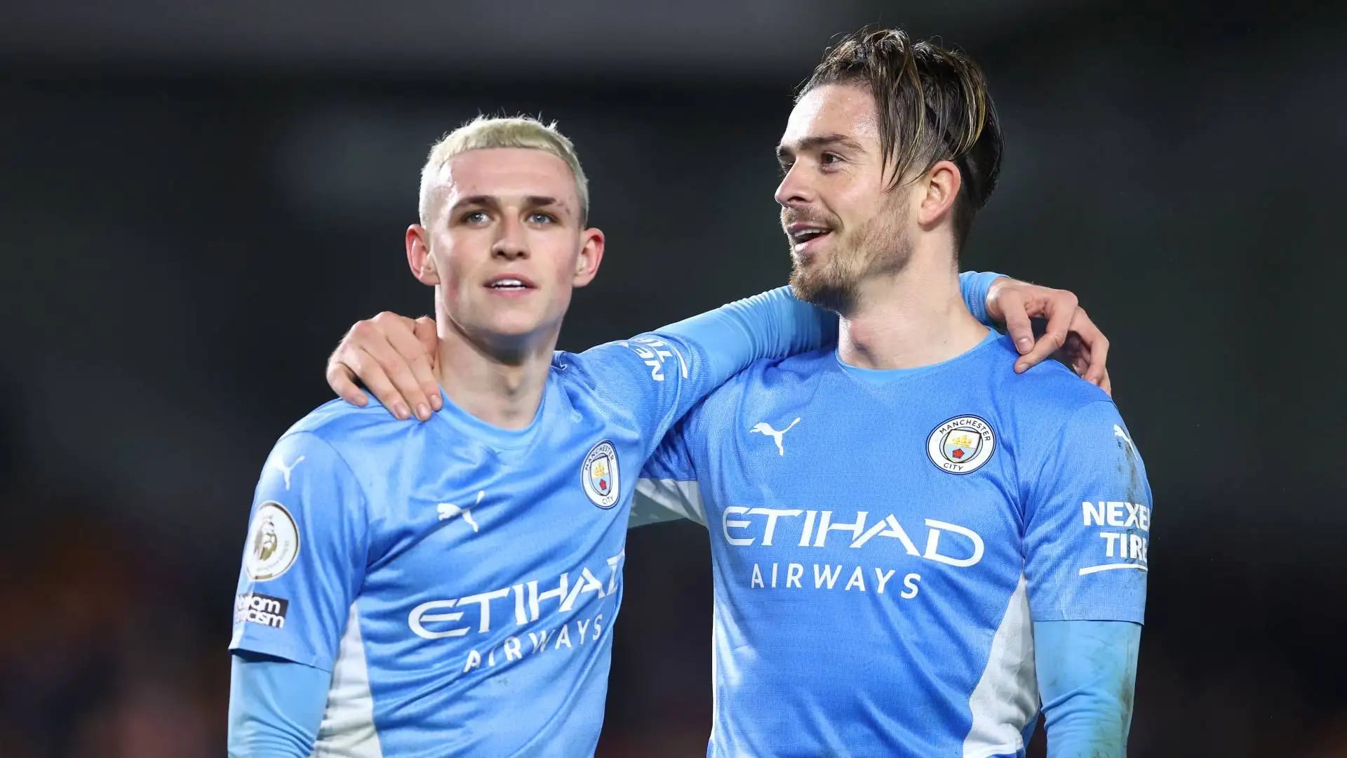 Manchester city star phil foden and jack grealish together