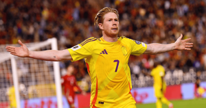 Kevin de bruyne belgium celebration